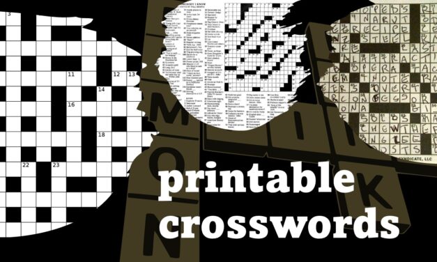 Boost Your Brainpower with Printable Crossword Puzzles for Adults