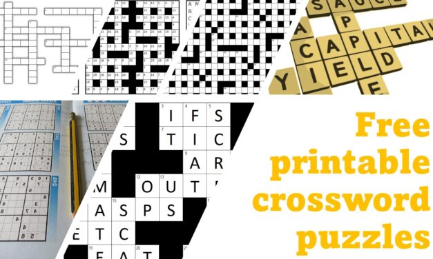 Exercise Your Brain with a Daily Printable Crossword Puzzle