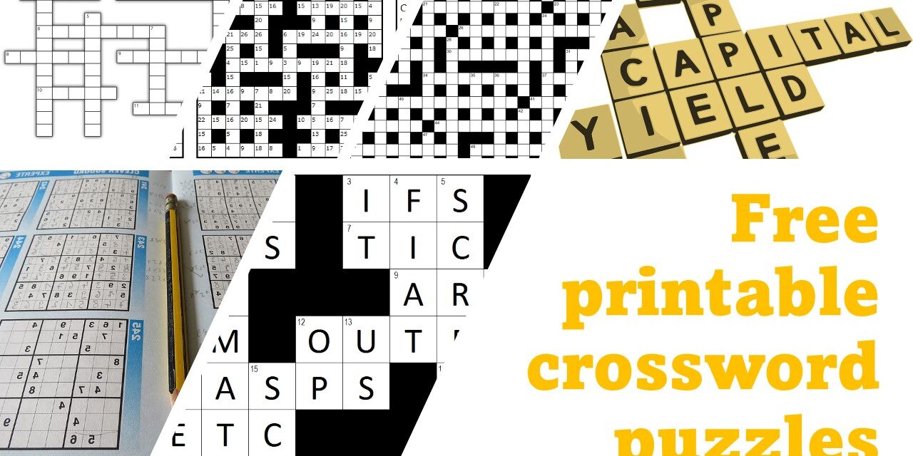 Discover the Joy of Printable Crossword Puzzles: A Fun and Engaging Way to Exercise Your Brain